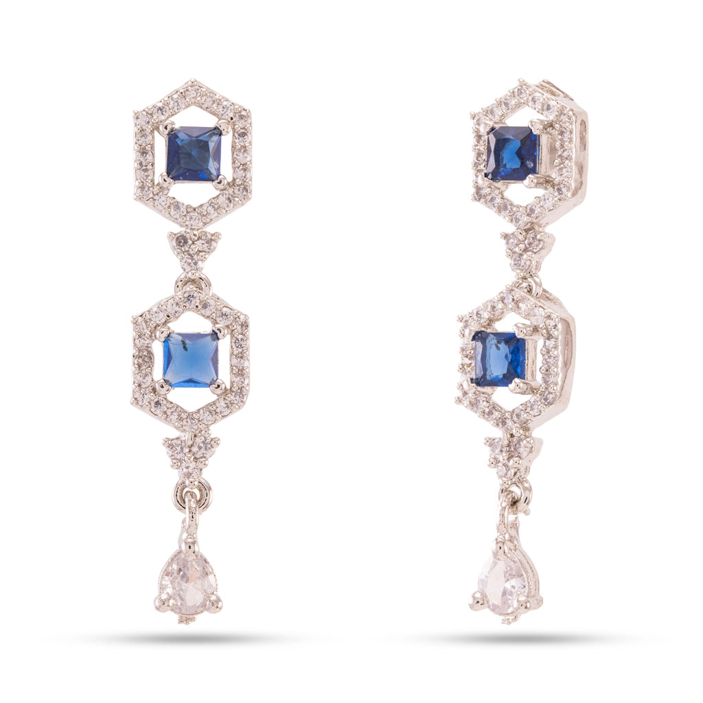 Aurelia Sapphire Crystal Necklace Set