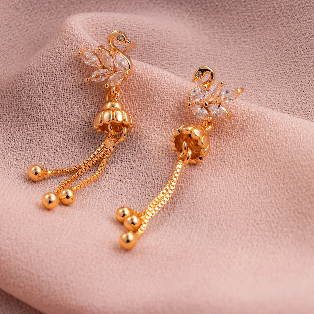 Swan Royale Tassel Danglers