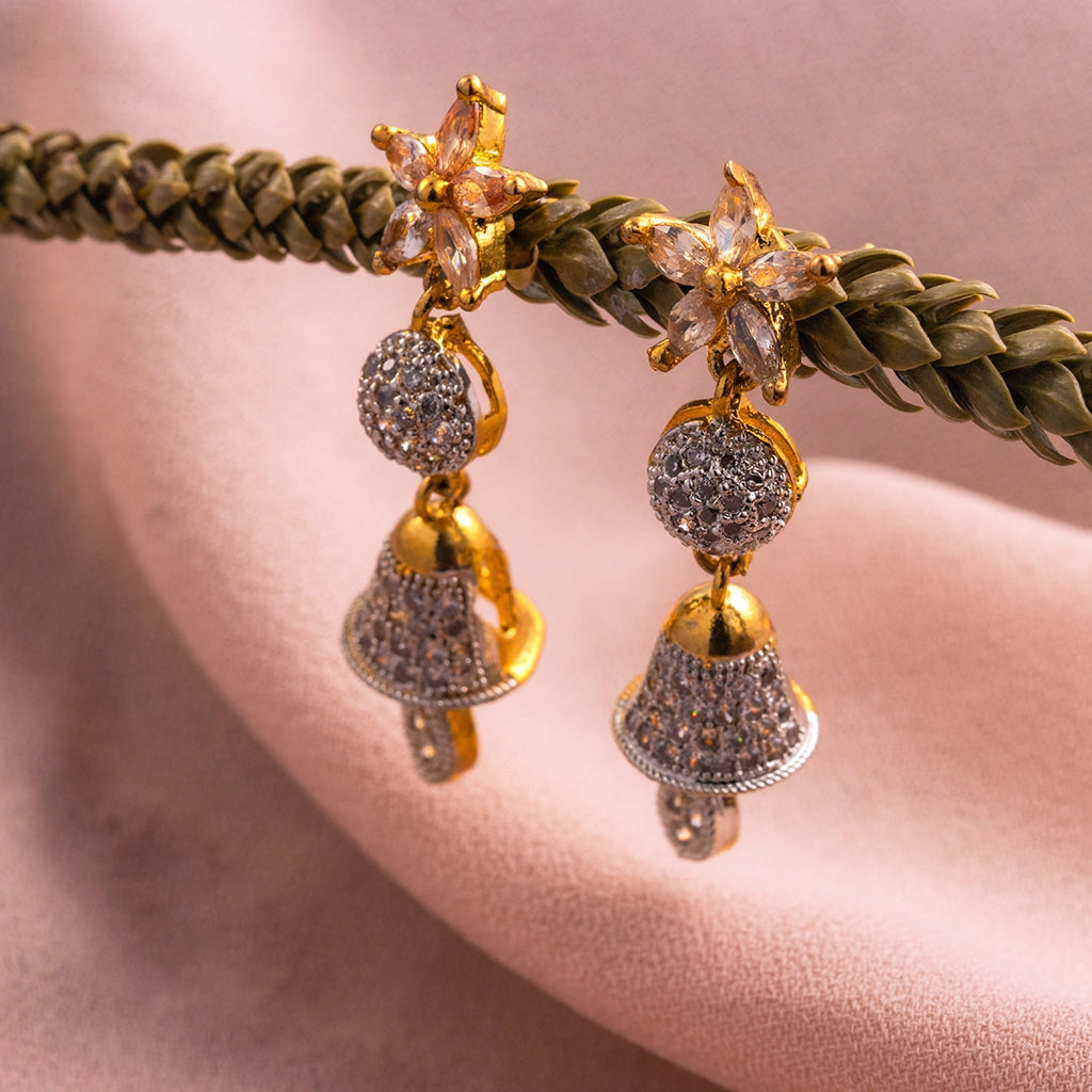 Gulnaar Bloom Jhumka Drops