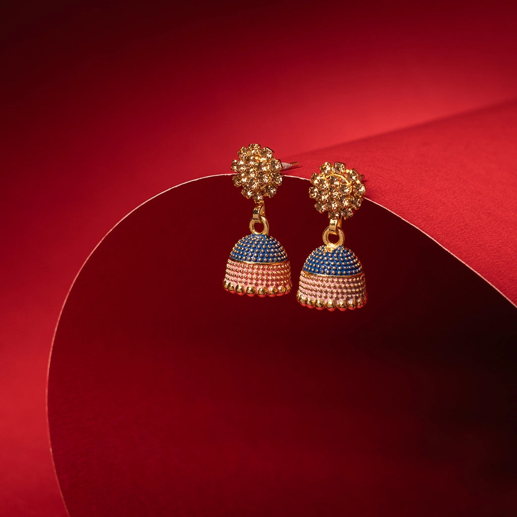Aaina Aura Pastel Royale Jhumkas