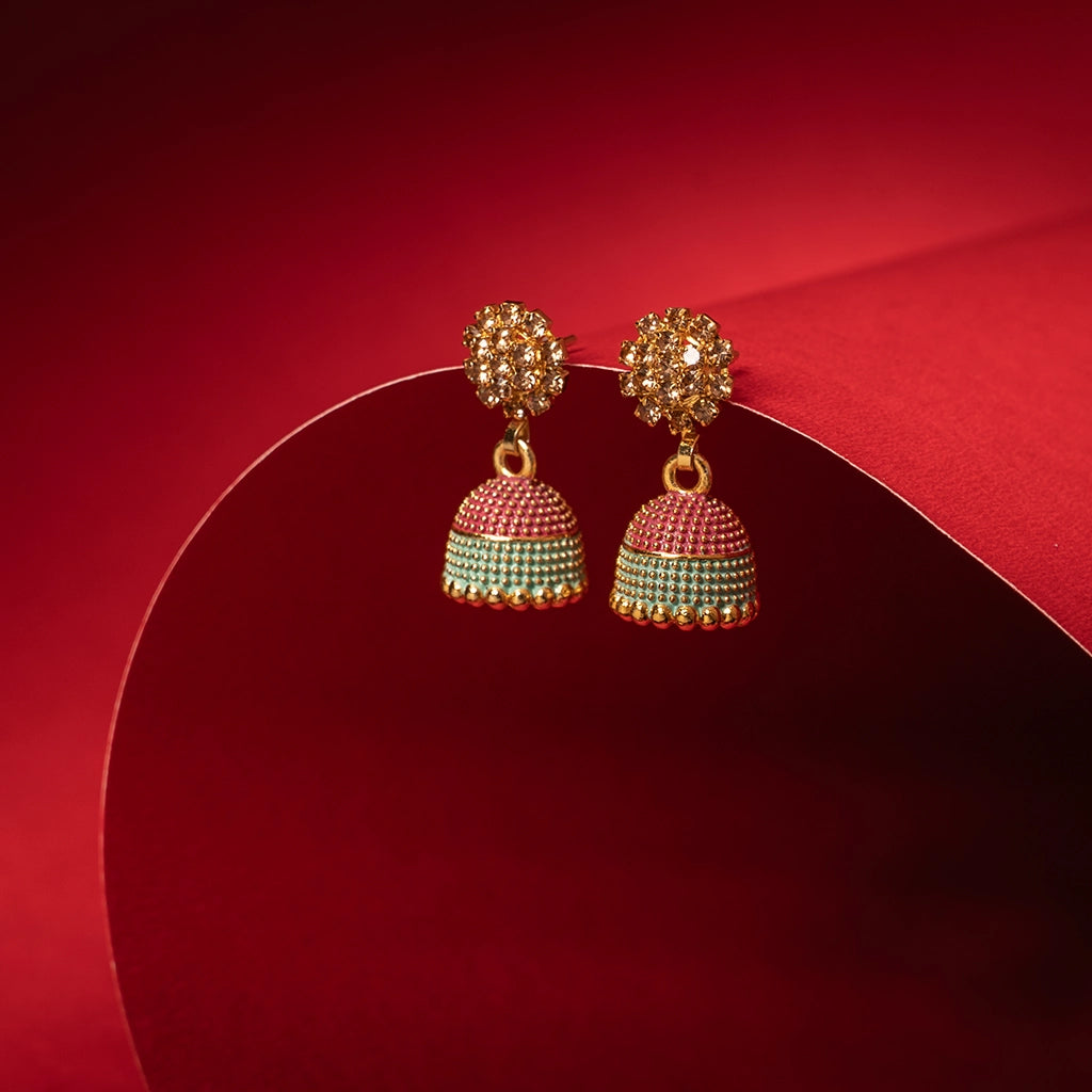 Aaina Aura Festive Duo Jhumkas