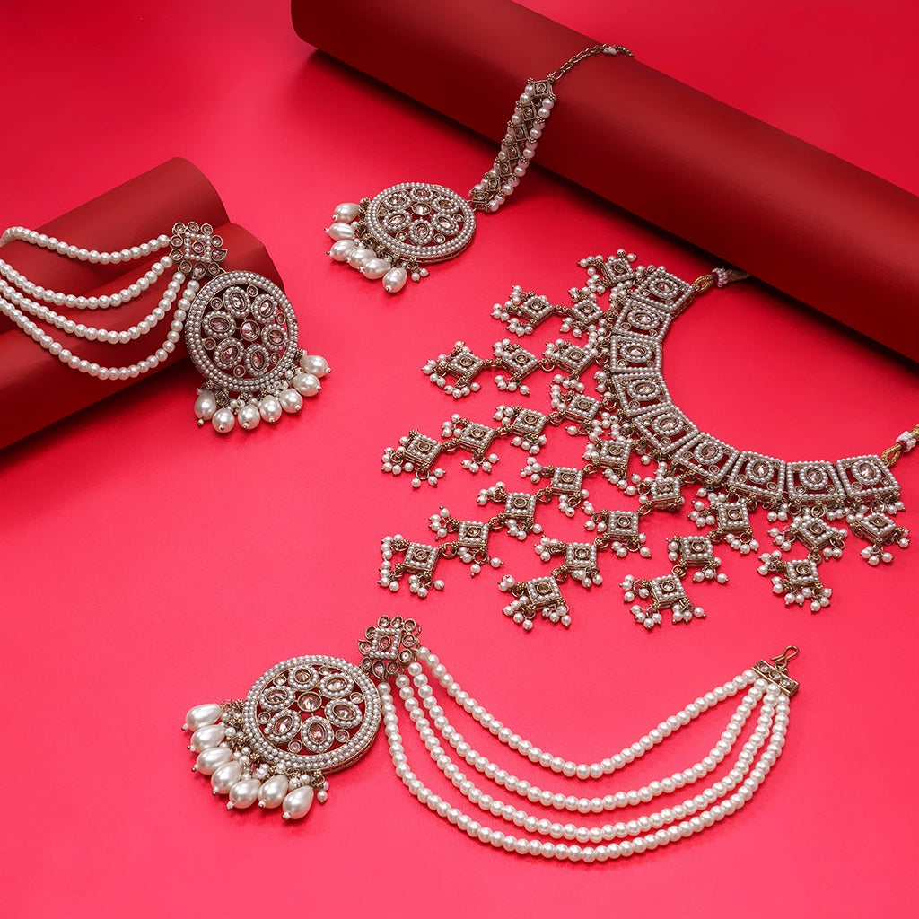Noor-E-Jahan Pearl Bridal Set