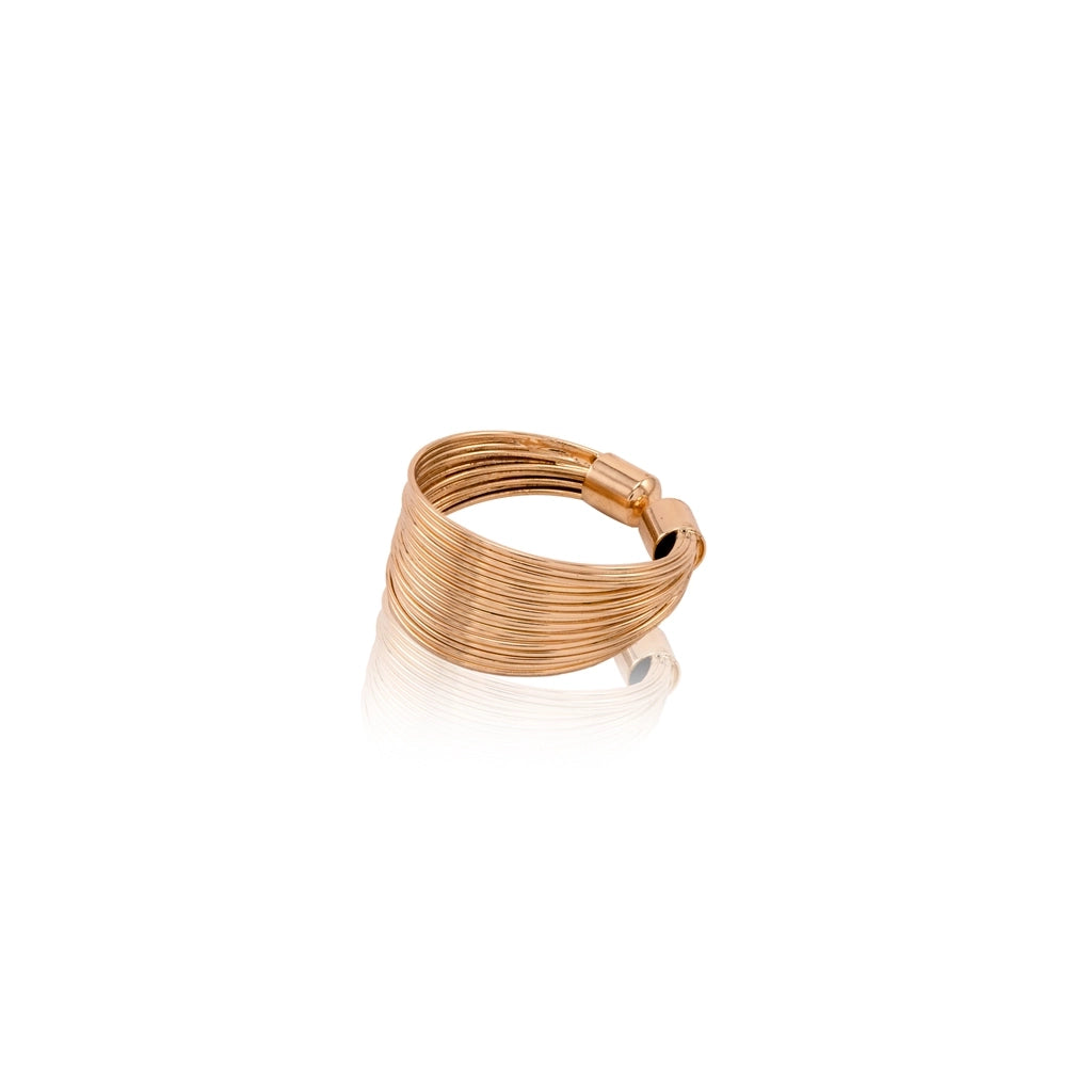Aurelia Gold Wire Statement Set