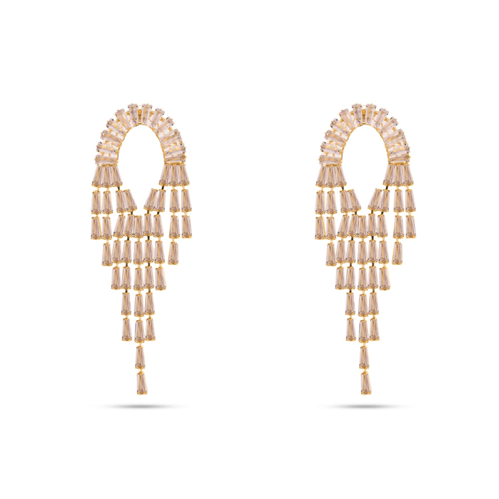 Aurora Baguette Cascade Danglers