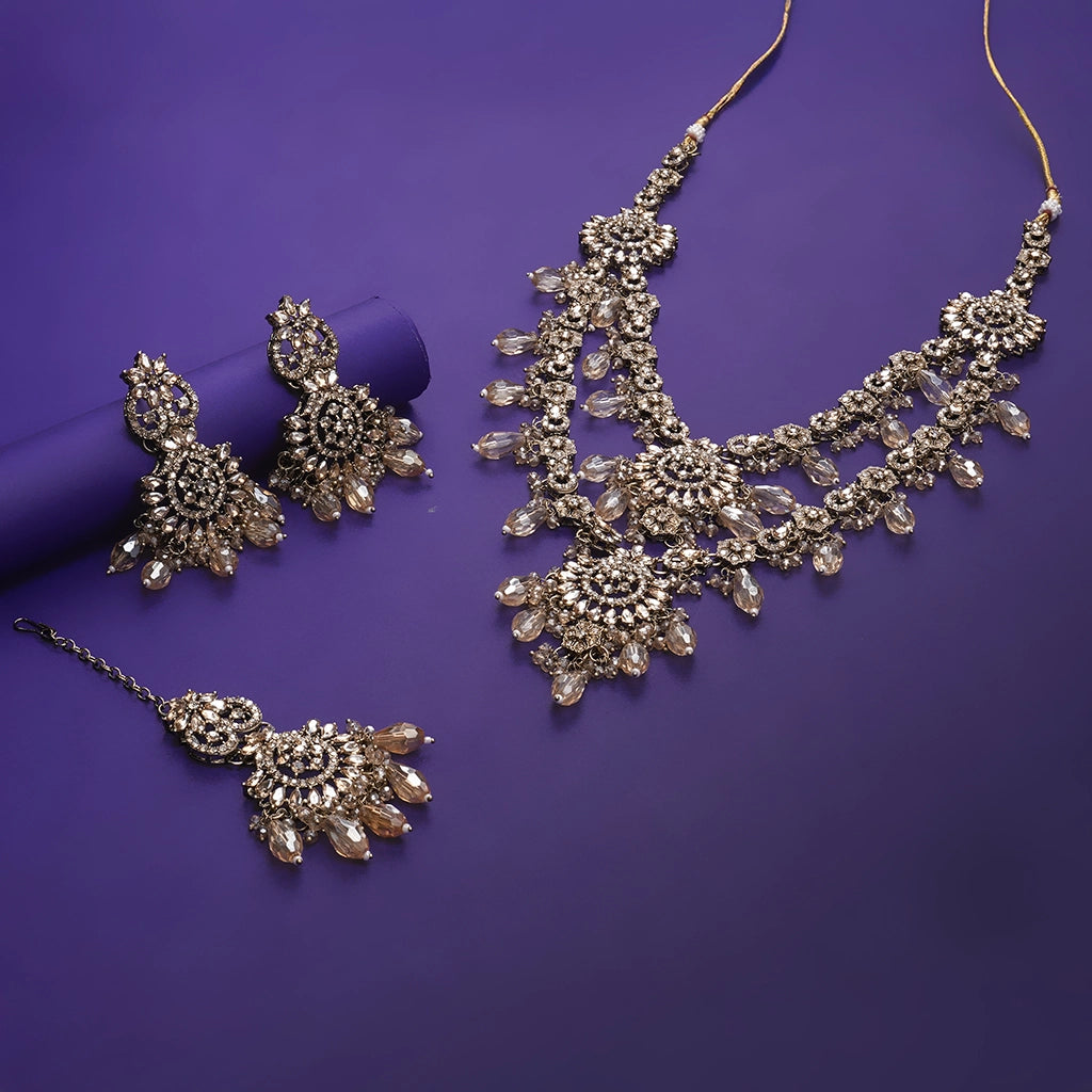 Celestia Crystal Necklace Set