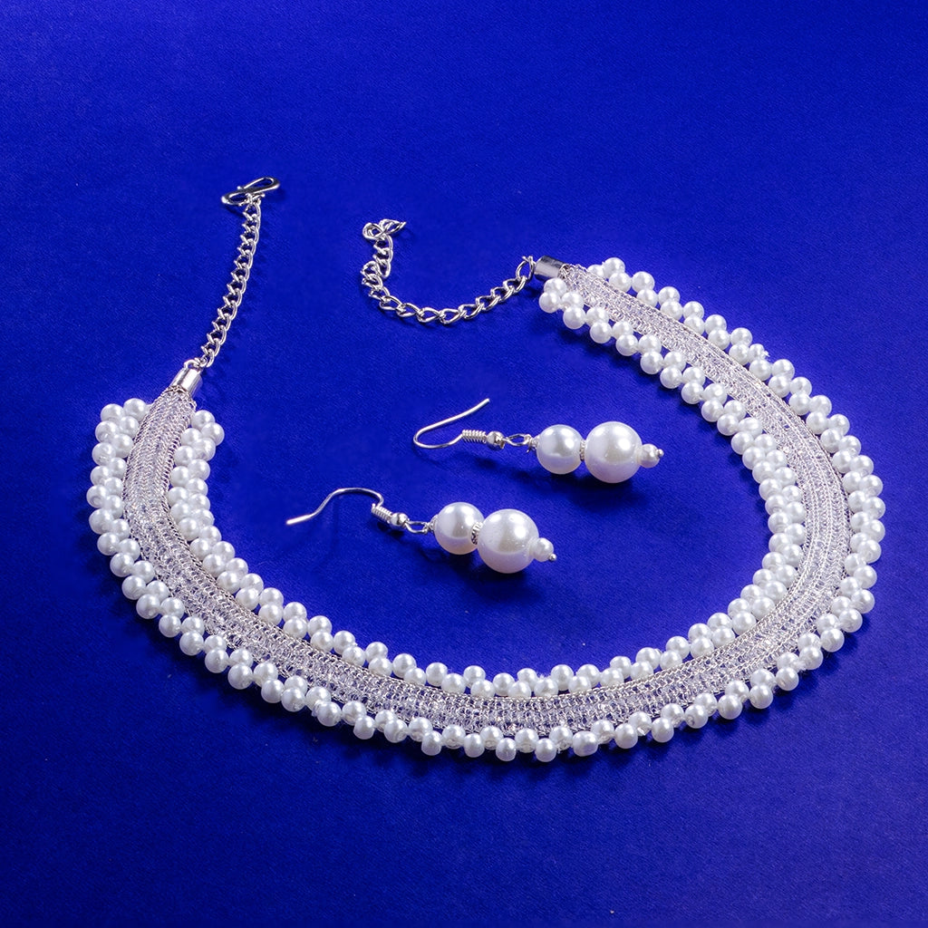 Noor-E-Jahan Pearl Choker Set