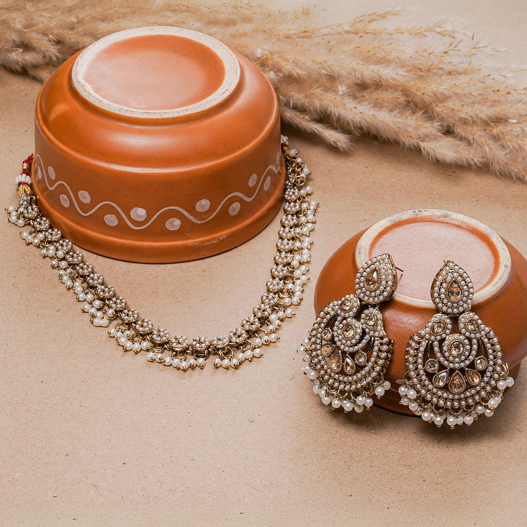 Pearl Choker Set