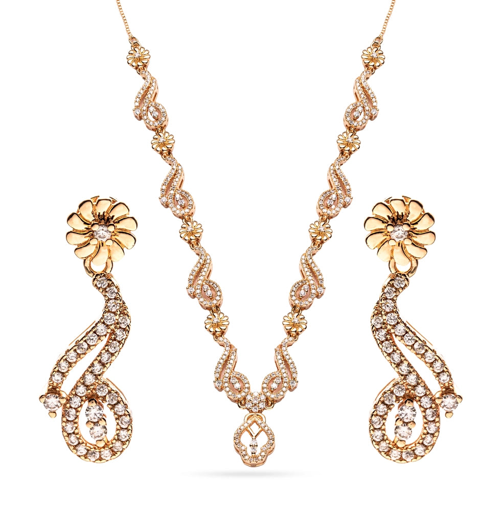 Serpentina Crystal Grace Necklace Set