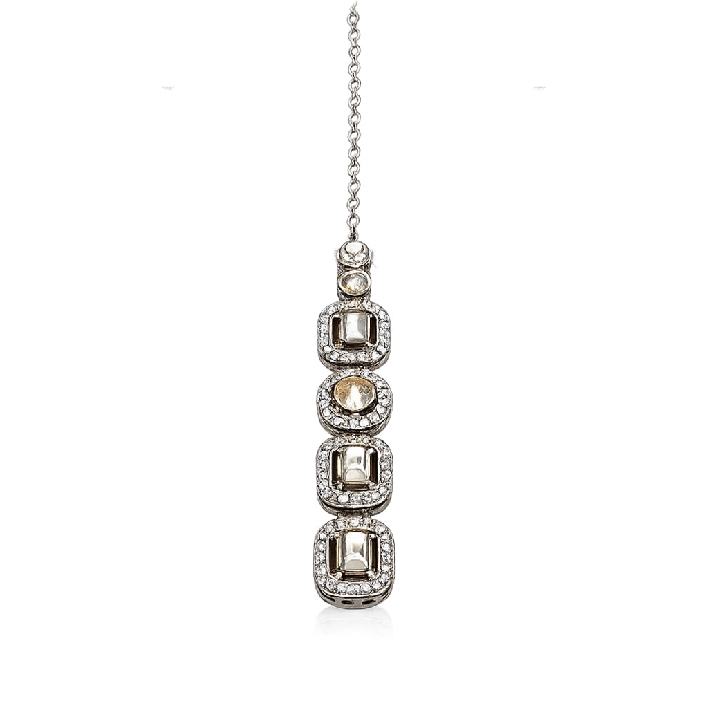 Imperial Power Cut Layered Necklace Set