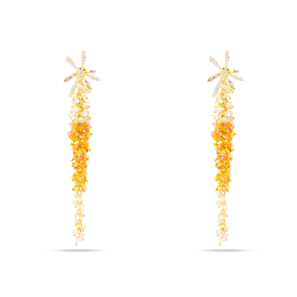 Aurelia Ombre Tassel Drop Earrings