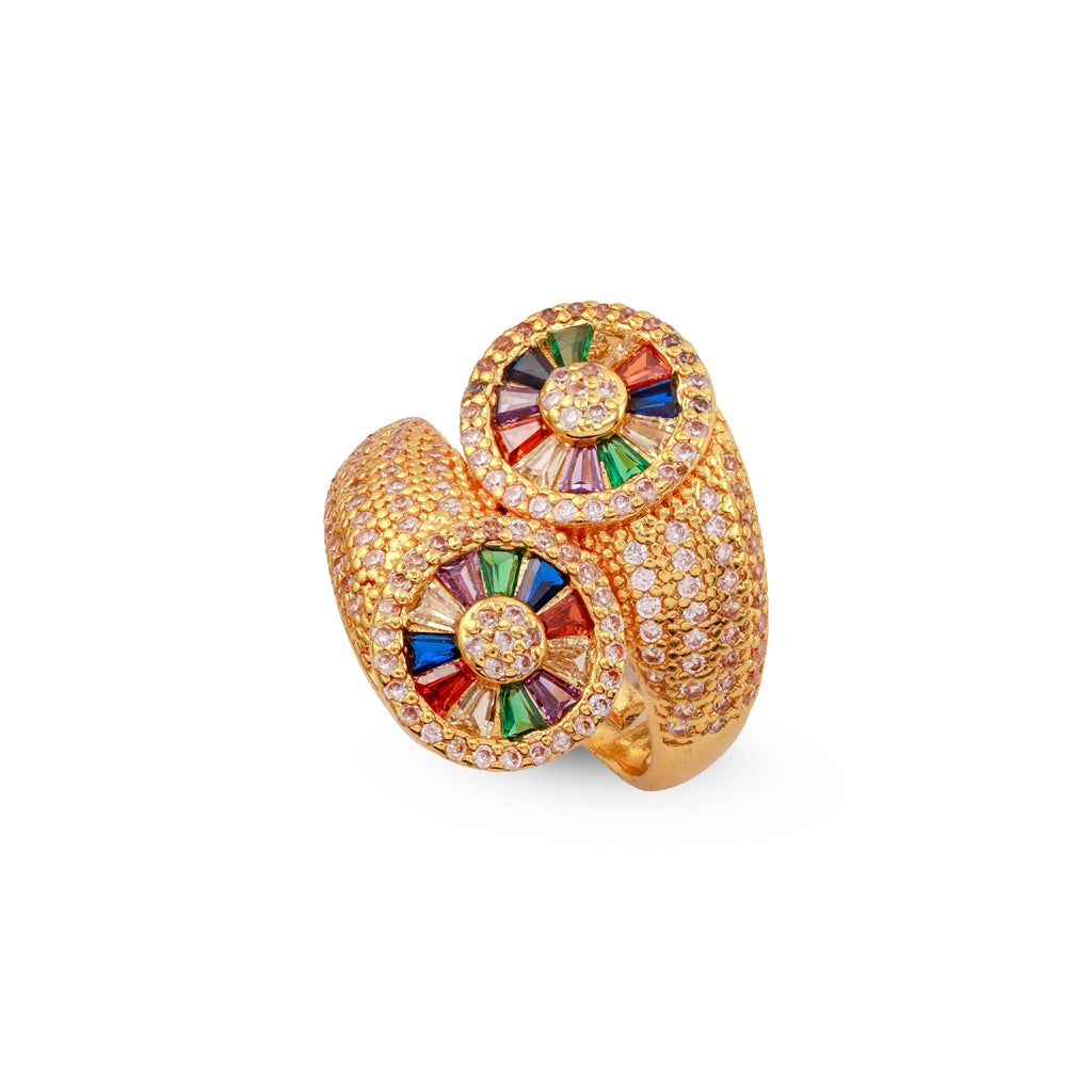 RangAura Dual Prism Ring
