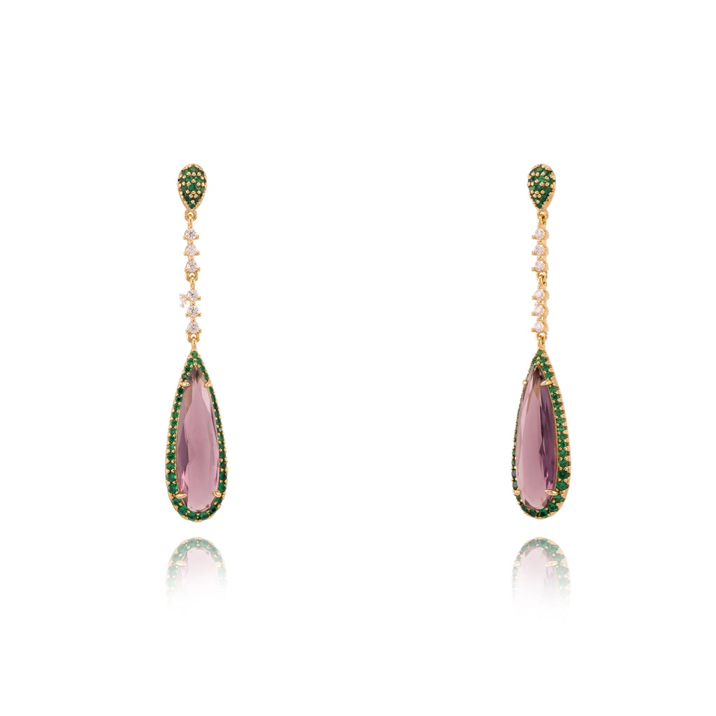 Nayara Amethyst Earrings