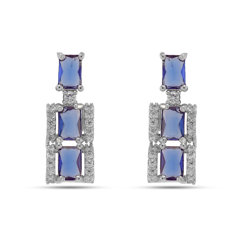 Azure Prism Crystal Necklace Set