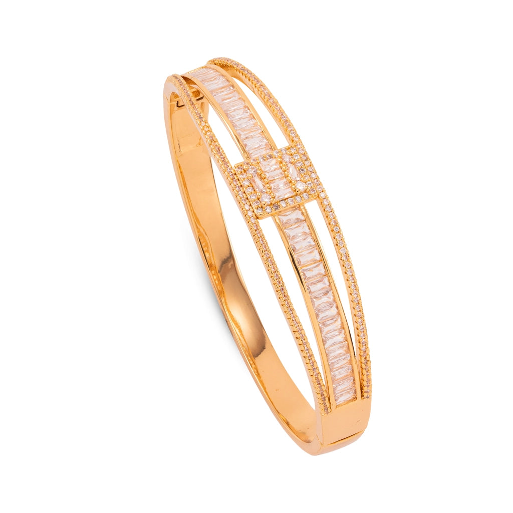 Radiant Square Crystal Bangle