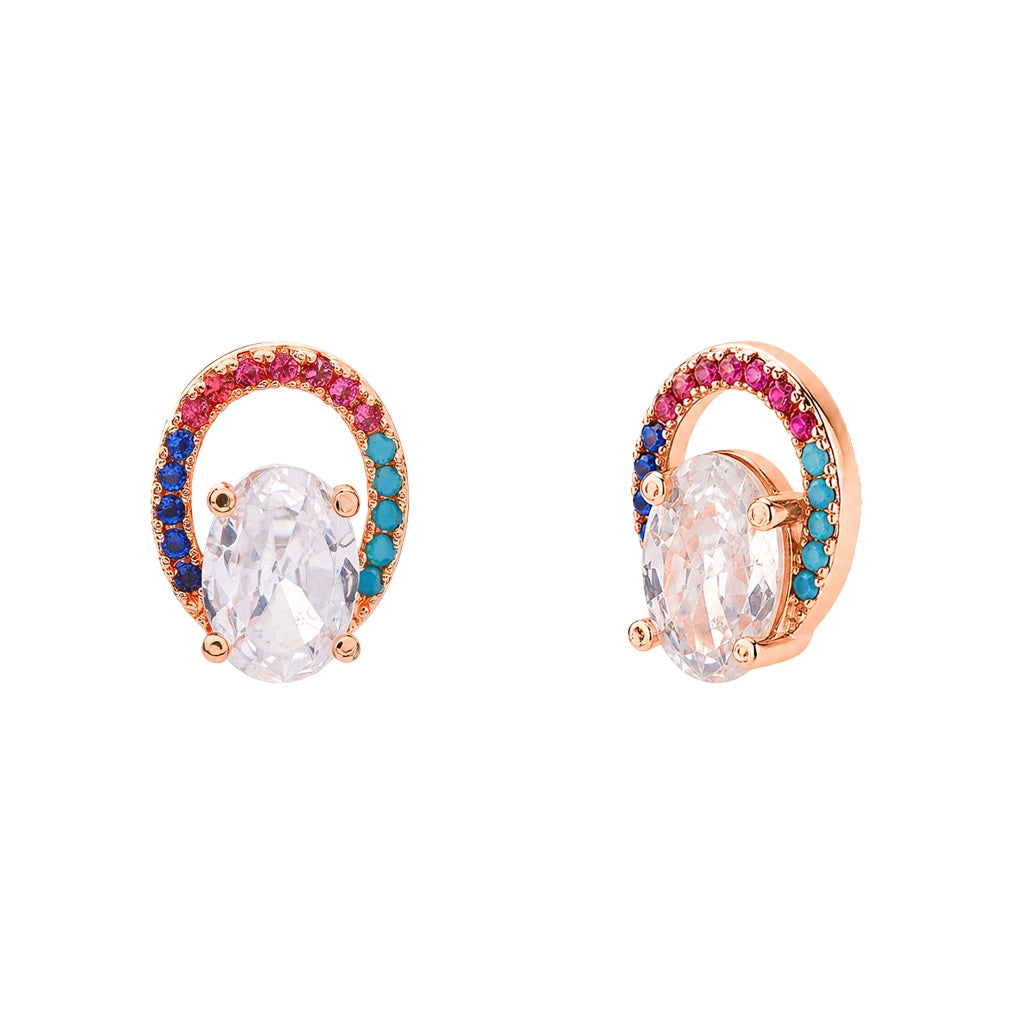 Aurelia Prism Oval Studs