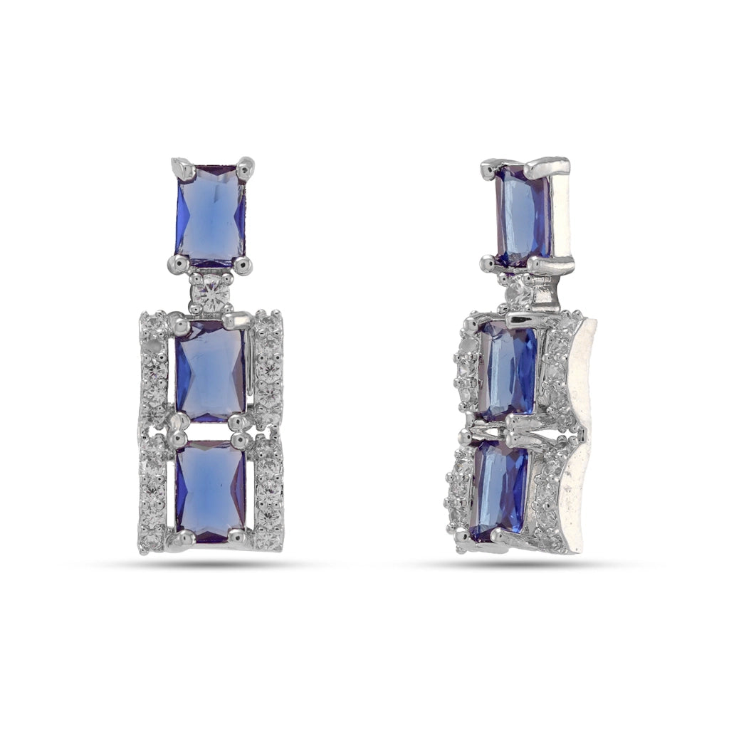 Azure Prism Crystal Necklace Set