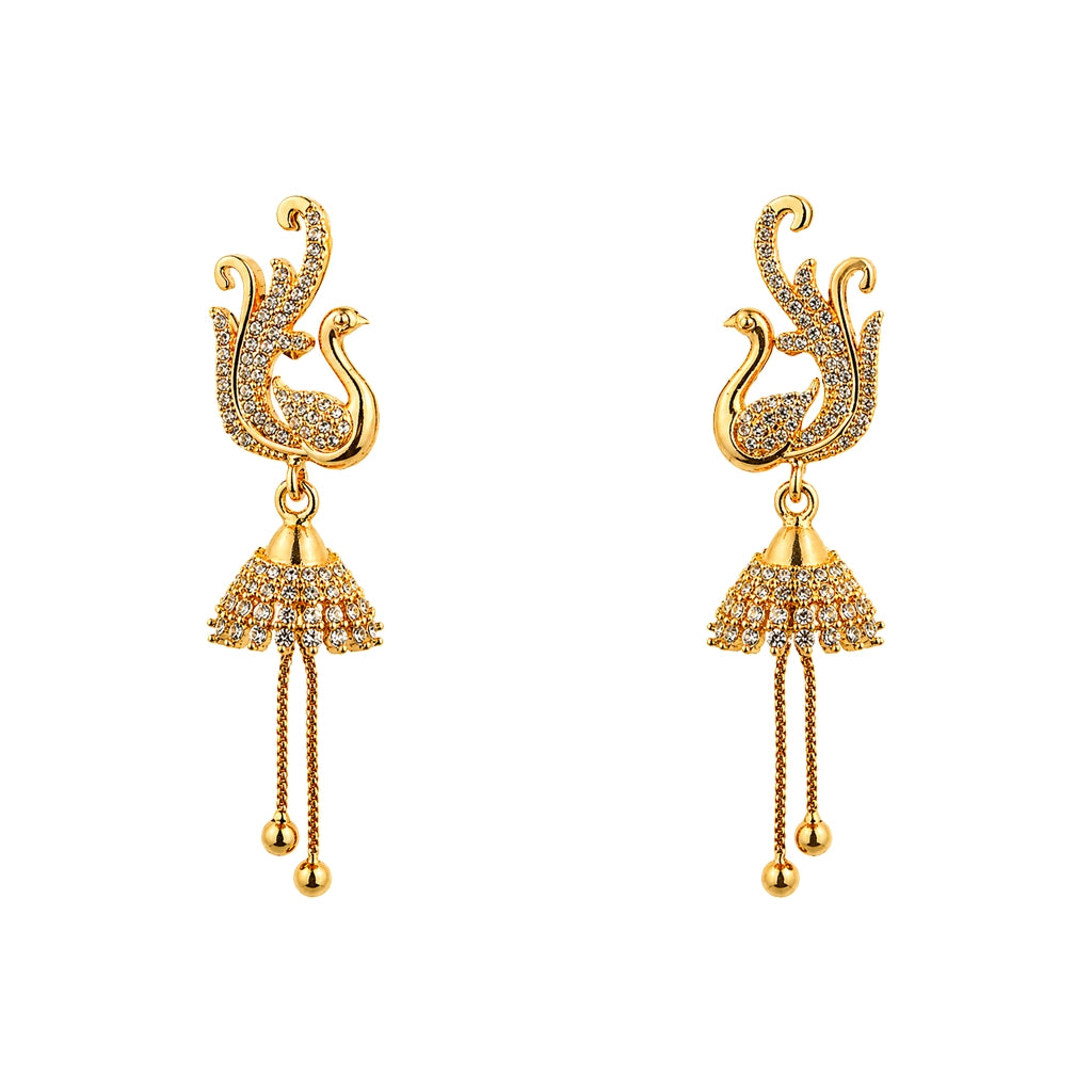 Mayura Noor Jhumkas