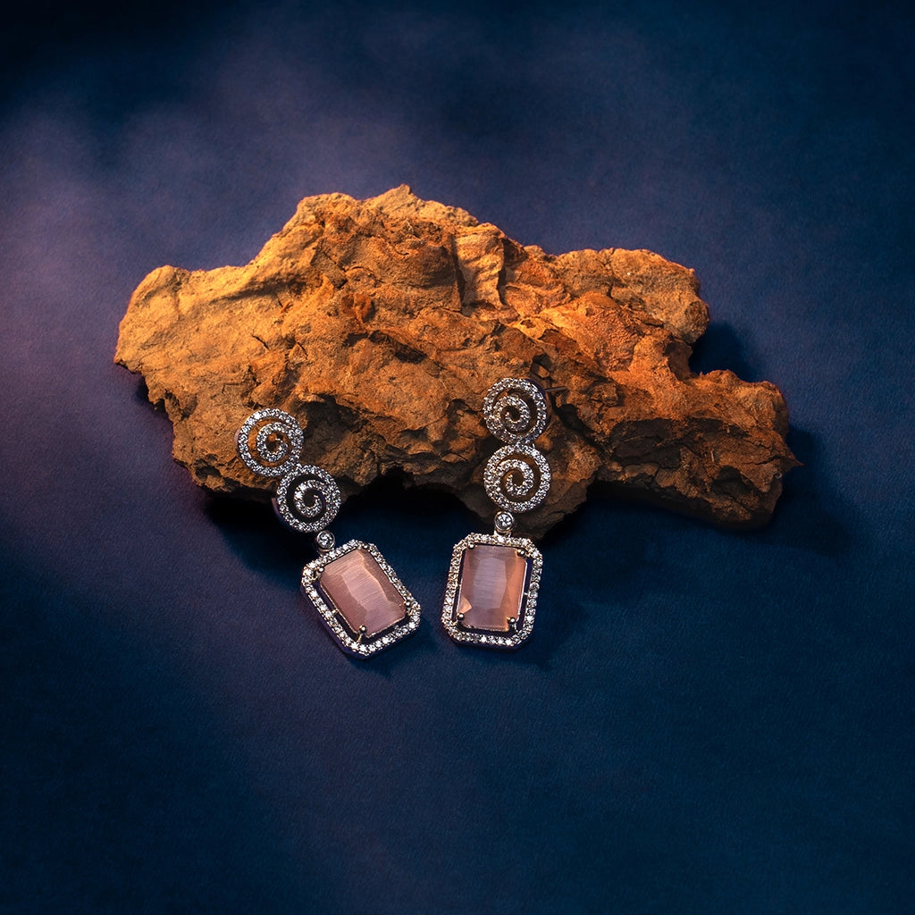 Rose Quartz Earrings
