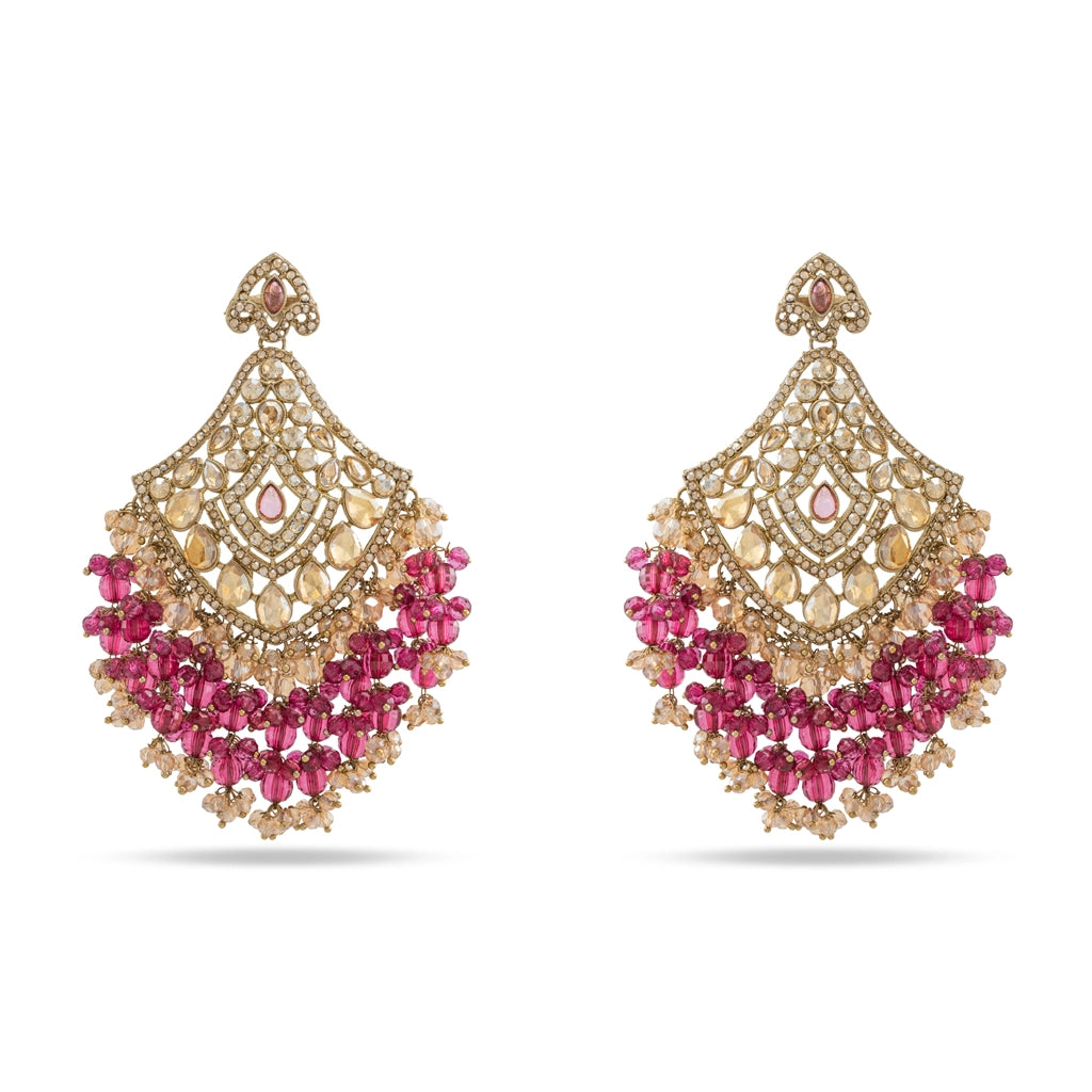 Gulbahar Ruby Polki Festive Set