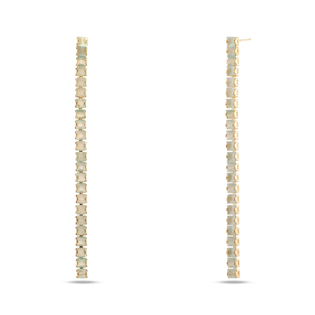 Celestia Aqua Drop Earrings