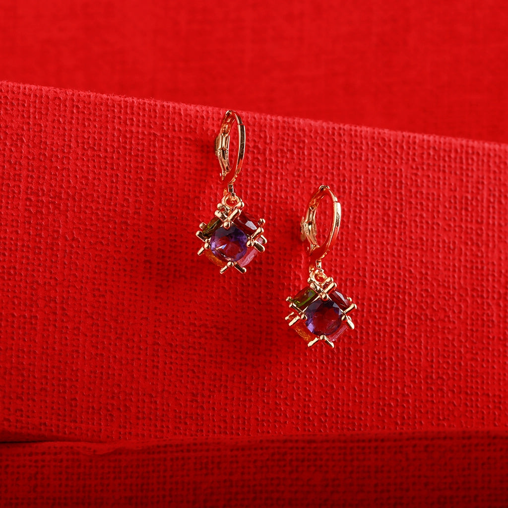 Crystal Bloom Stud Earrings
