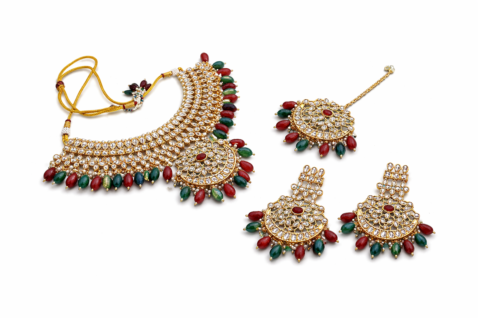 Noor-E-Jahan Royal Kundan Bridal Set