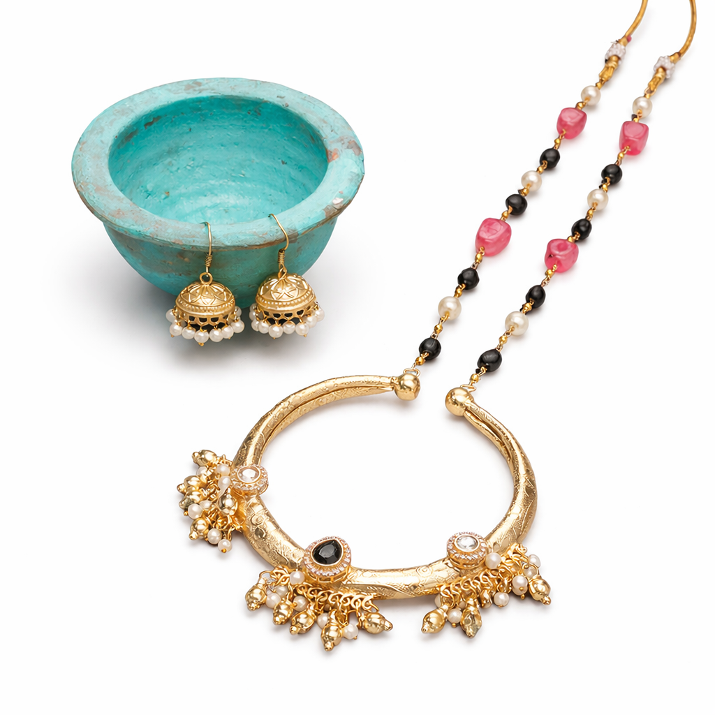 RANIYA CHARM NECKLACE SET
