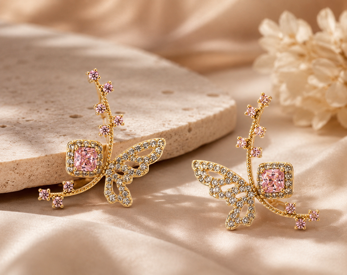 Blush Butterfly Bloom Climbers
