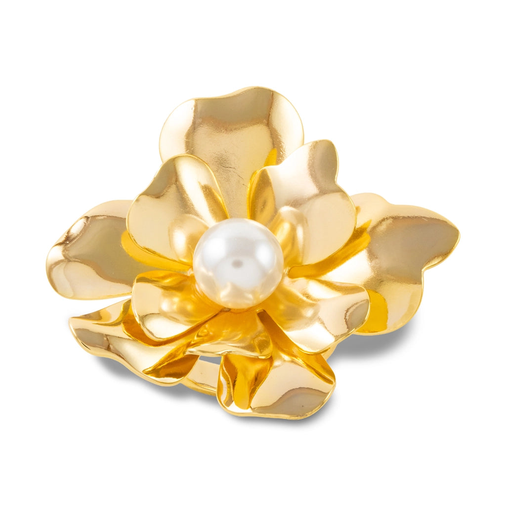 Pearl Bloom Petal Ring