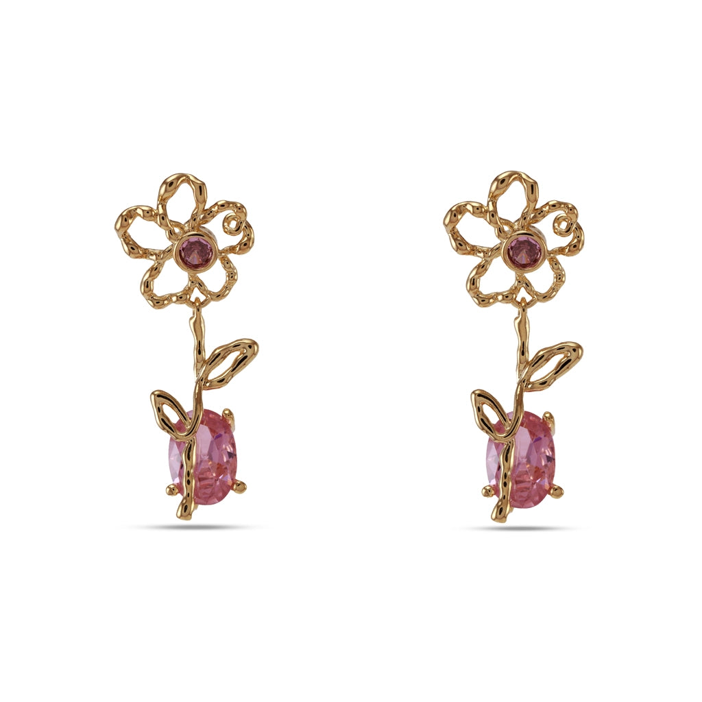 Rose Bloom Earrings