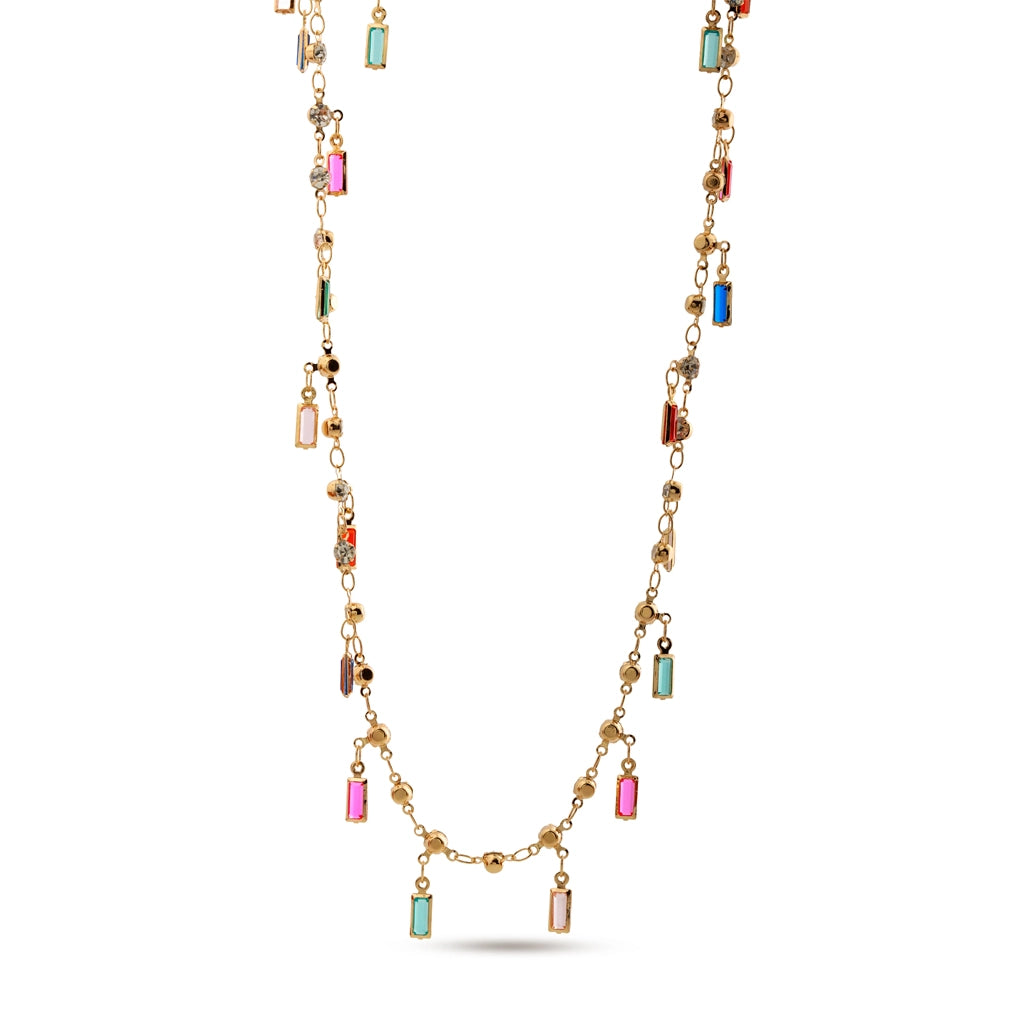 Aurora Prism Charm Necklace