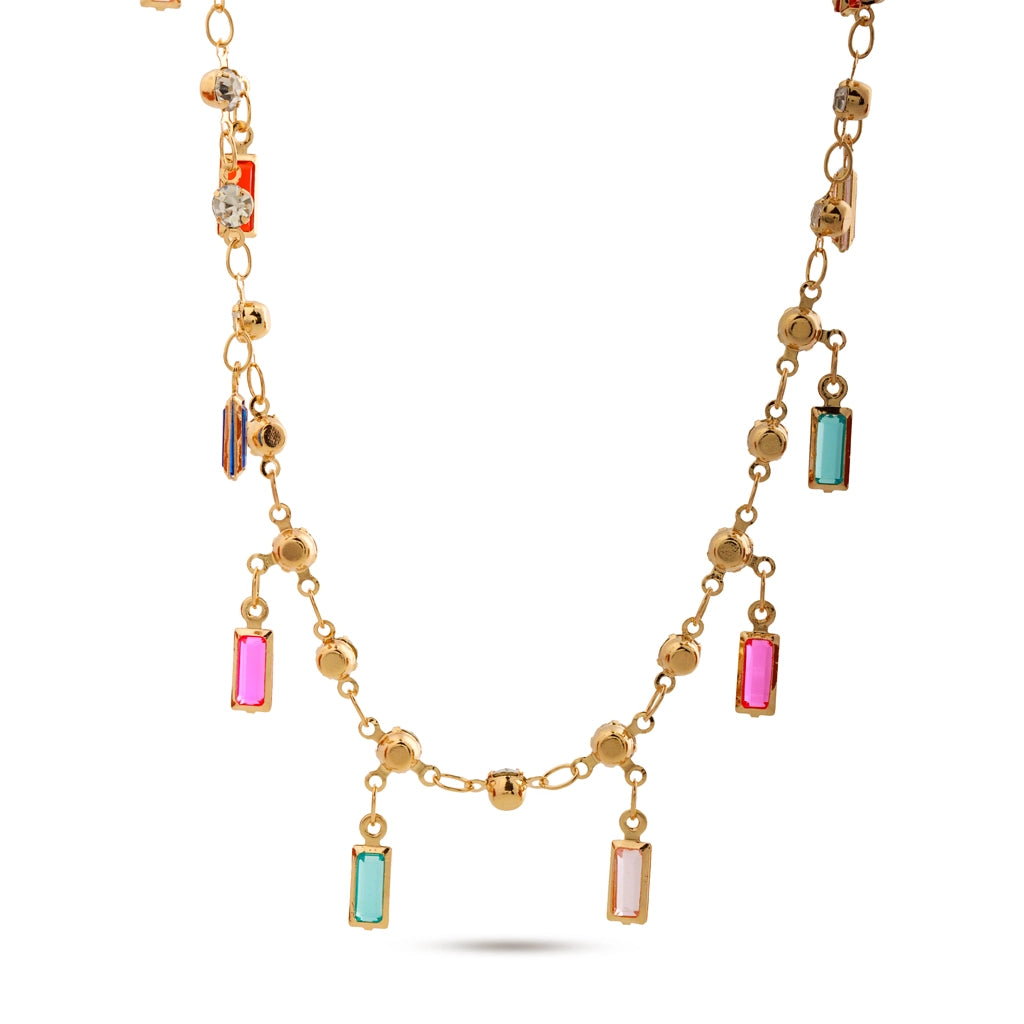 Aurora Prism Charm Necklace