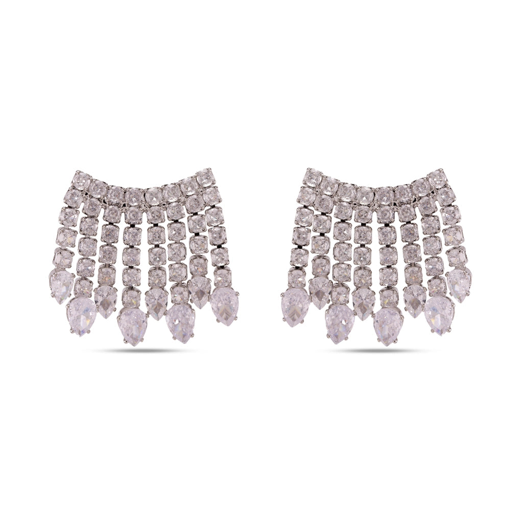 Imperial Fringe Crystal Studs