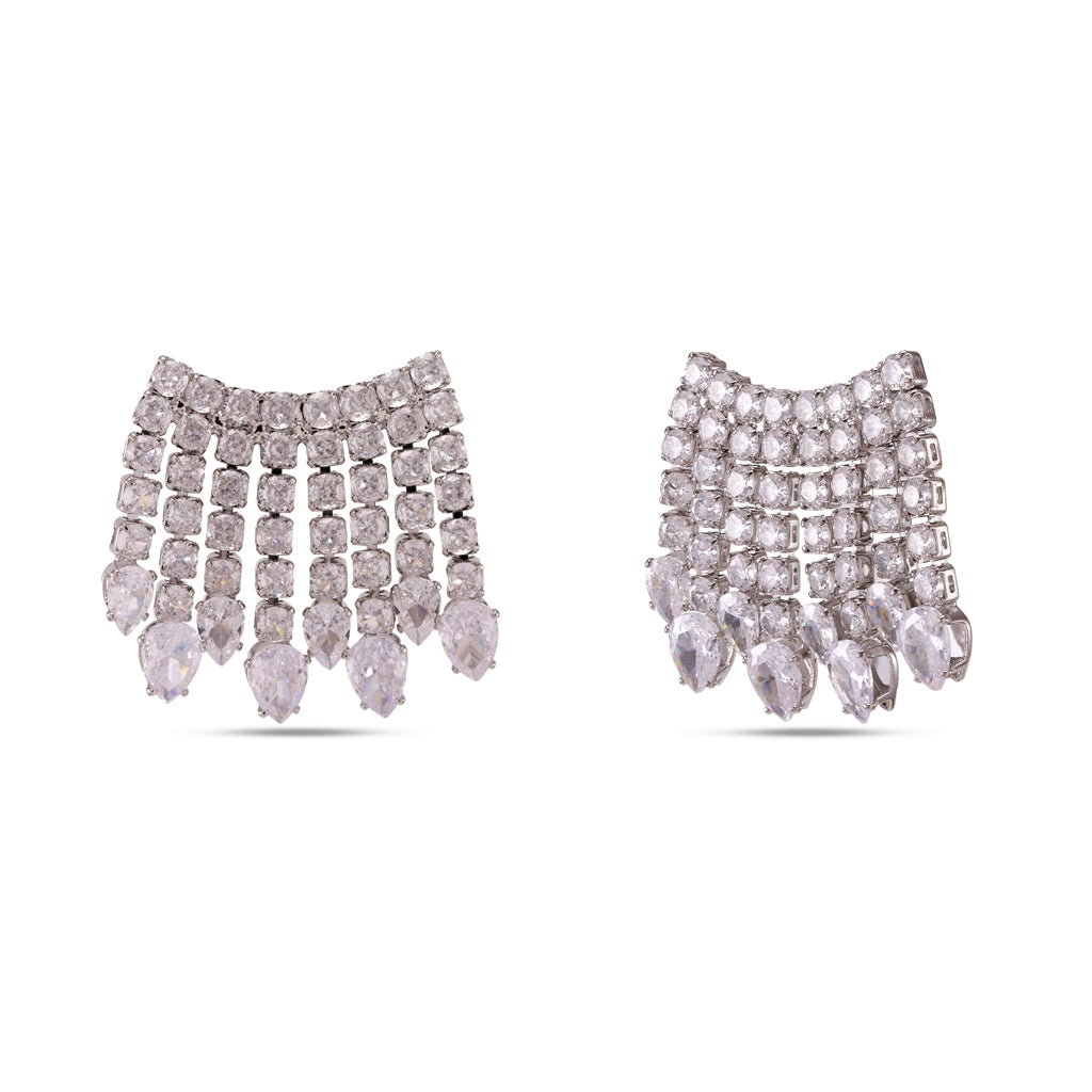 Imperial Fringe Crystal Studs
