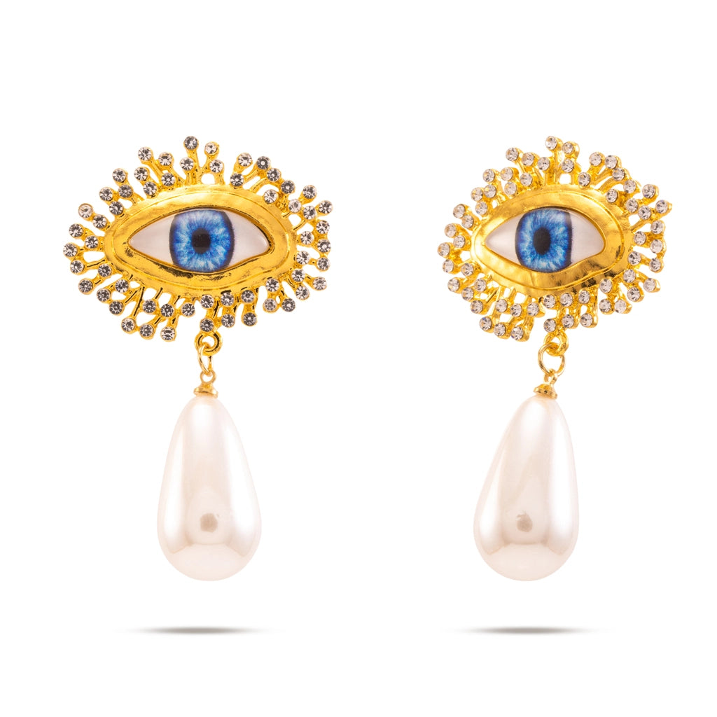 Aquila Aura Evil Eye Pearl Drops