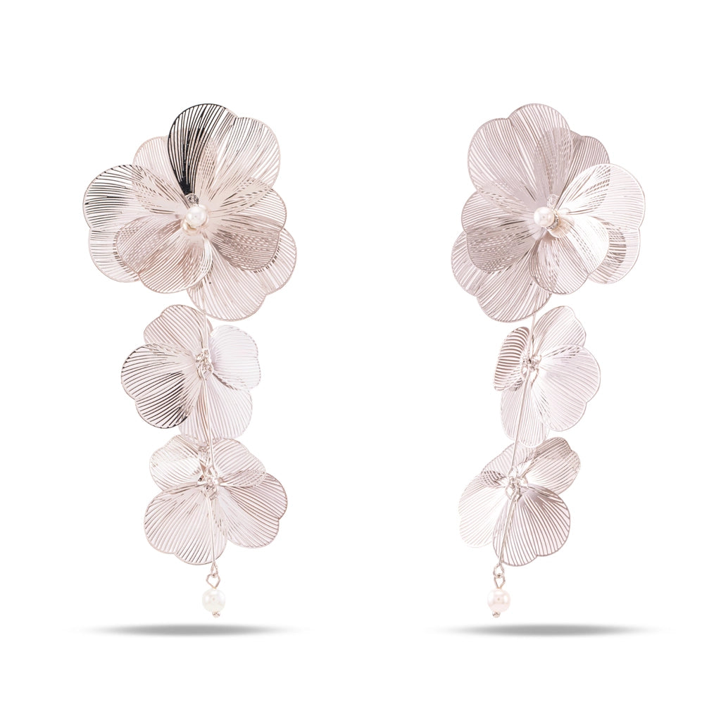Ivory Whisper Bloom Danglers