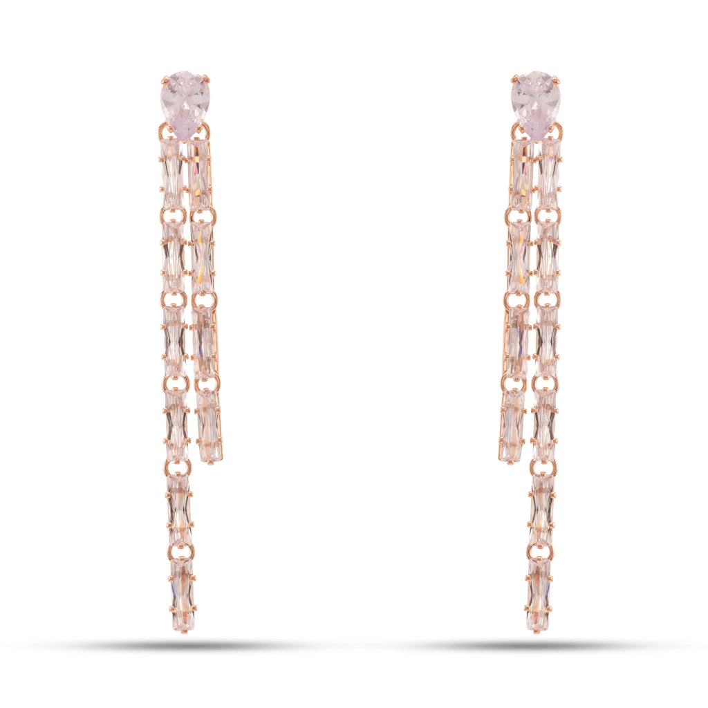 Crystal Cascade Earrings