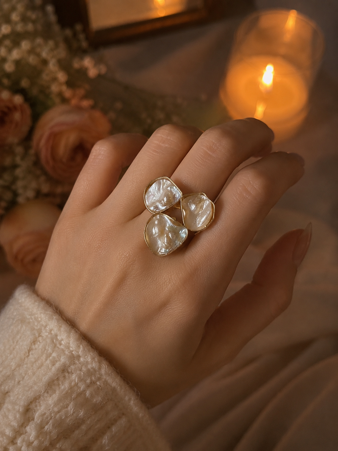 Petal Statement Ring