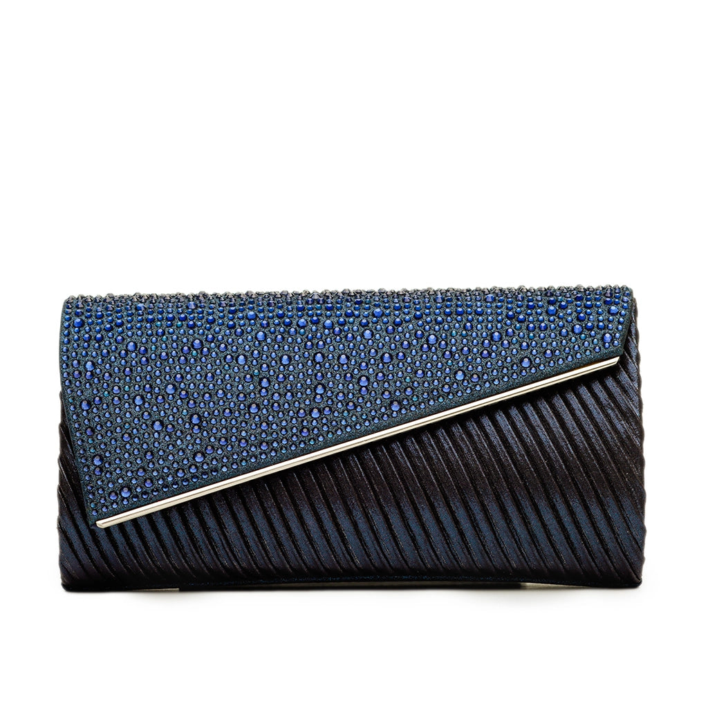 Celestique Crystal Drape Clutch