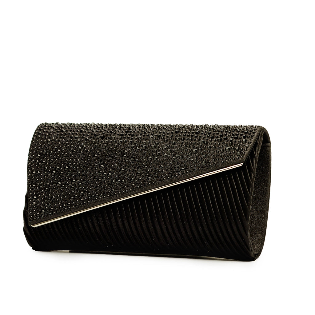 Celestique Crystal Drape Clutch