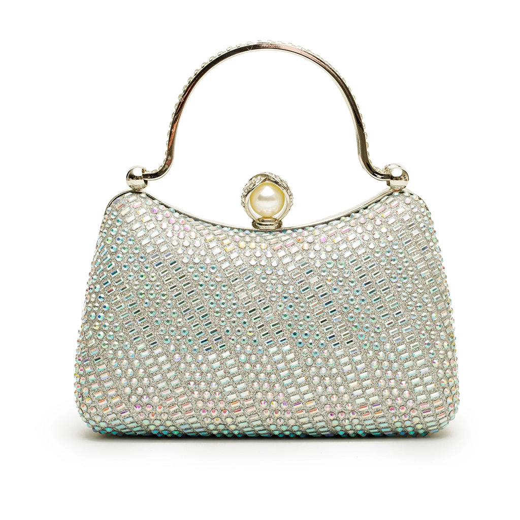 Noir Pearl Halo Clutch