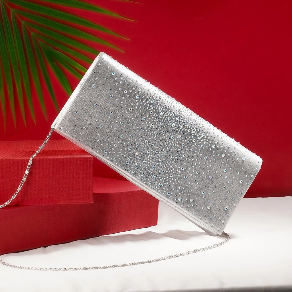Silvrelle Envelope Clutch
