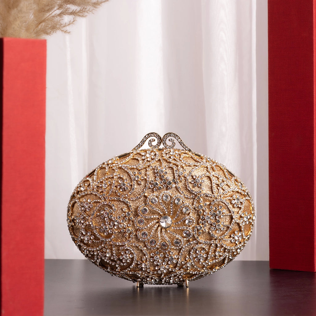 Aurelia Regal Crystal Clutch