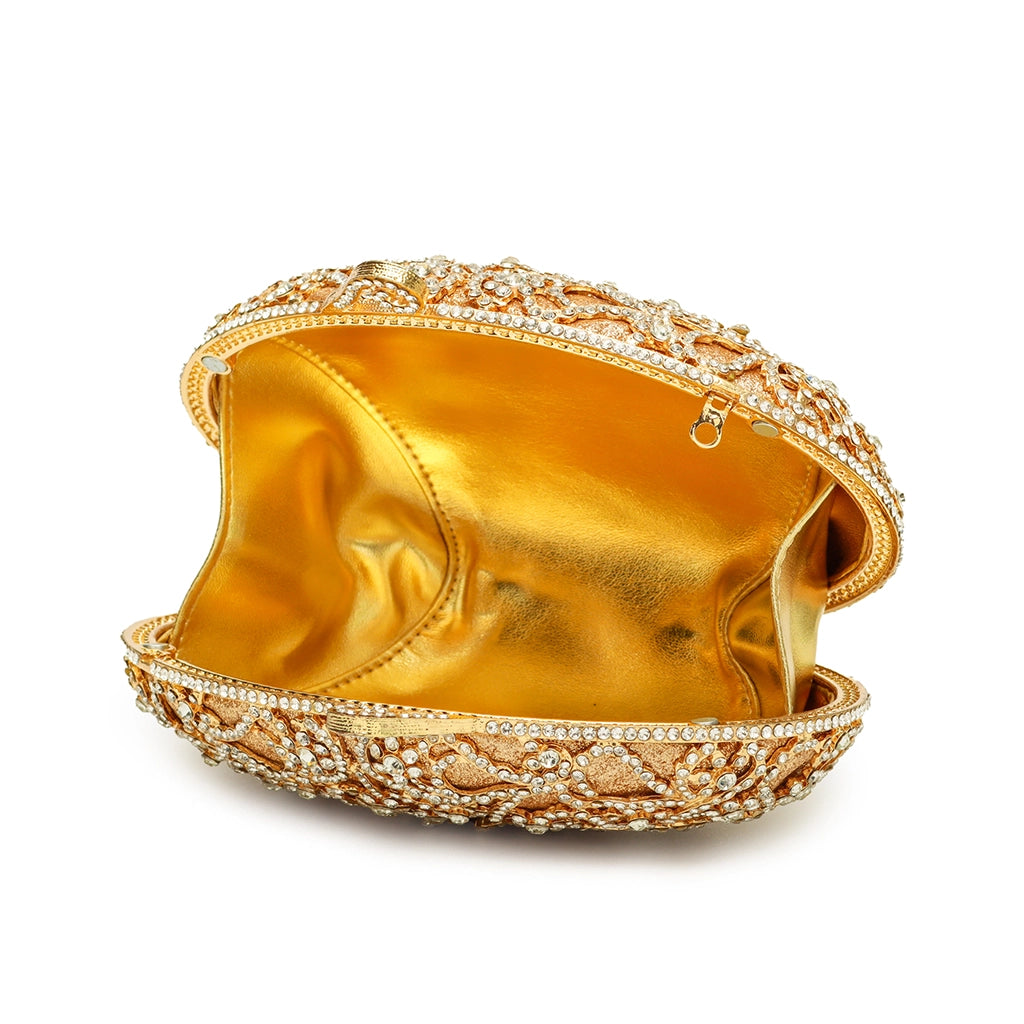Aurelia Regal Crystal Clutch