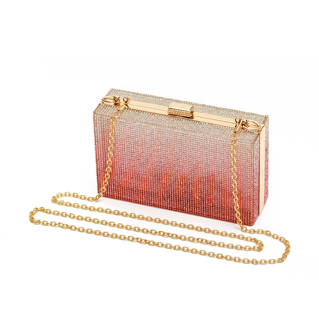 Stardust Crystal Box Clutch