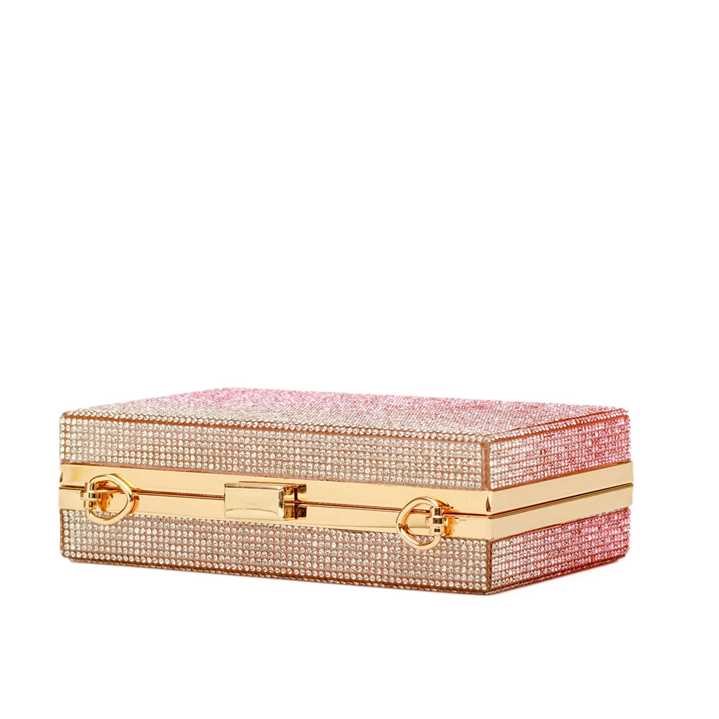 Stardust Crystal Box Clutch