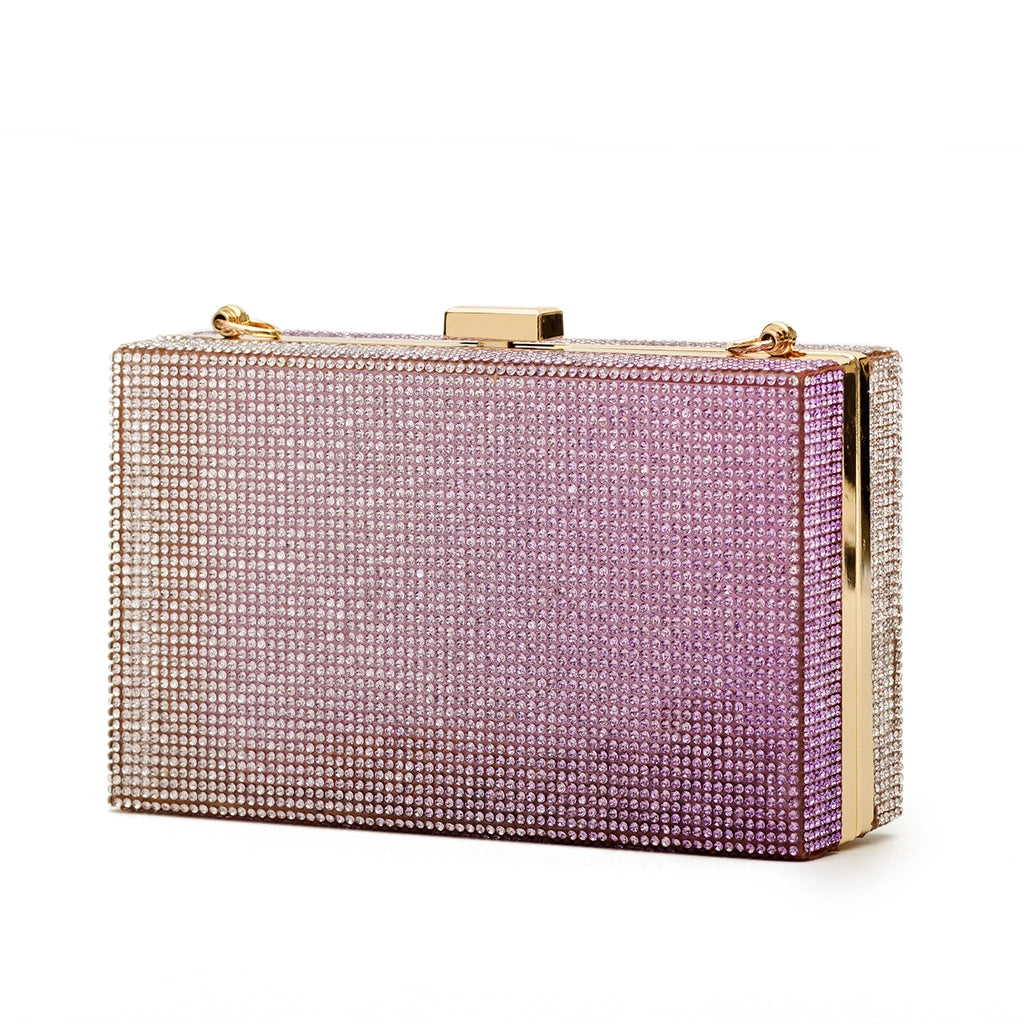 Stardust Crystal Box Clutch