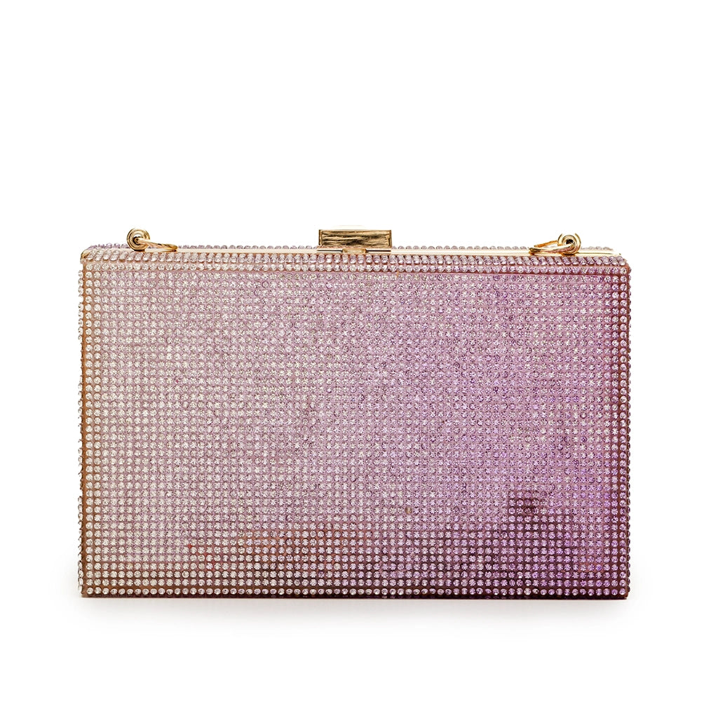Stardust Crystal Box Clutch