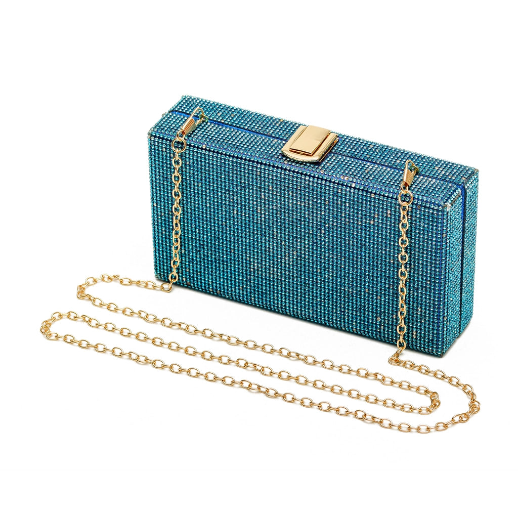 Aurora Luxe Crystal Clutch