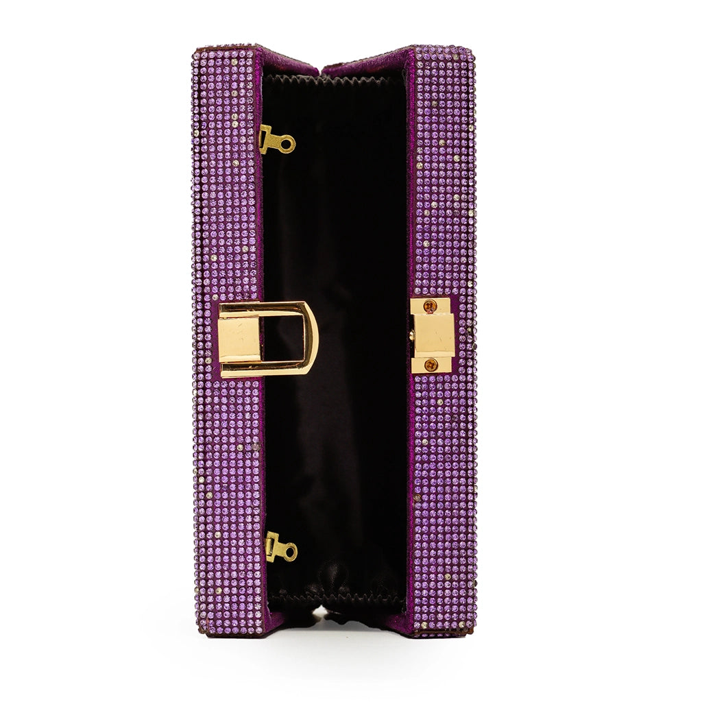 Aurora Luxe Crystal Clutch